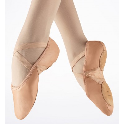 Bloch ballet slippers leather